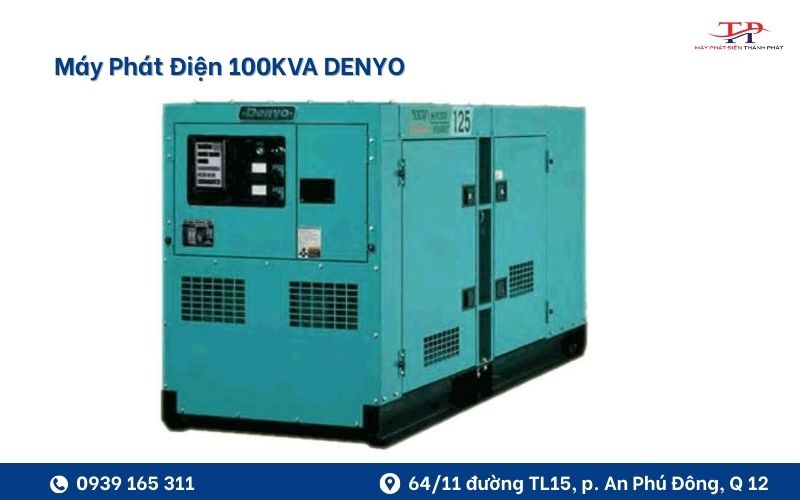 Máy phát điện Denyo 100kVA tại Máy phát điện Thành Phát