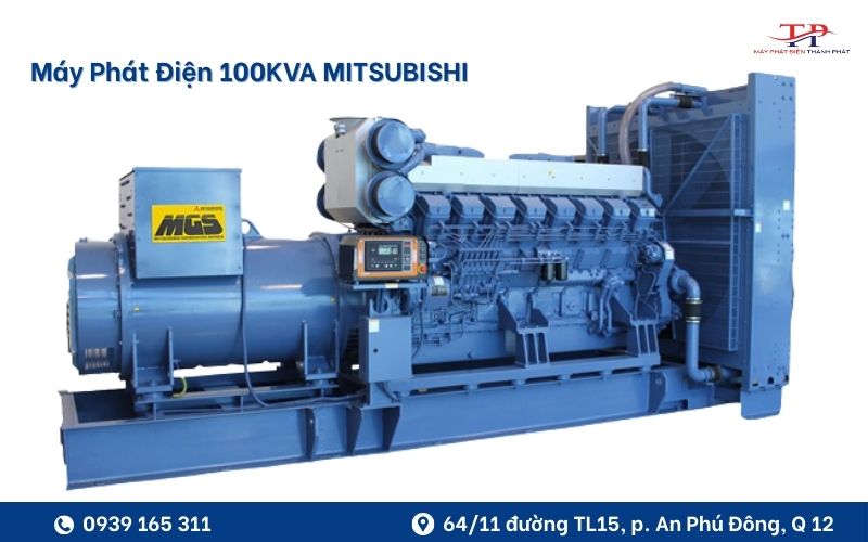 Dịch vụ cho thuê máy pháy điện 100kVA tại Thành Phát đáp ứng tối đa nhu cầu sử dụng của khách hàng