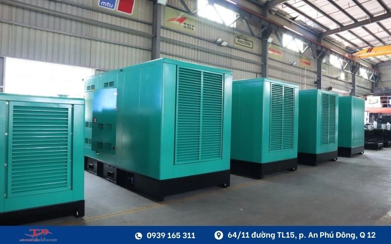 Máy phát điện Cummis 200kVA thường được lựa chọn trong công trường