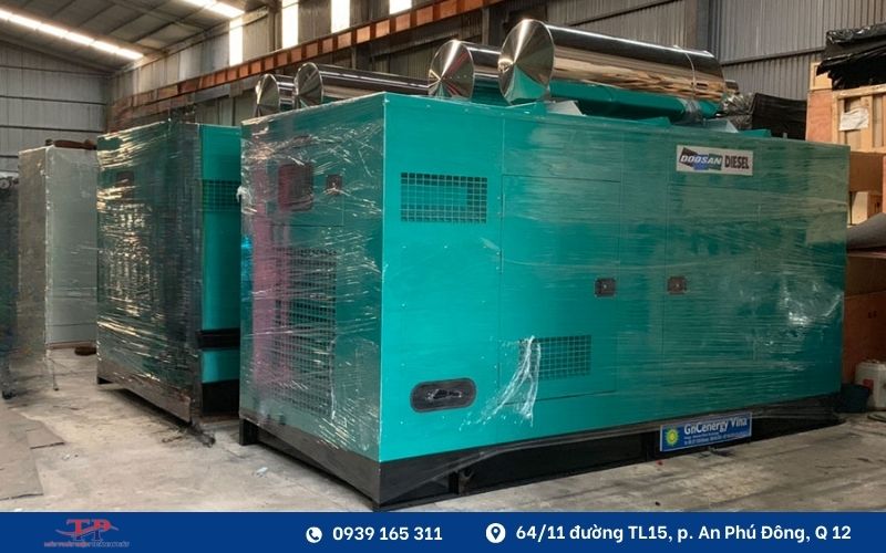 Cho thuê máy phát điện 200kVA Doosan phục vụ tại nhà máy, thuê dài hạn